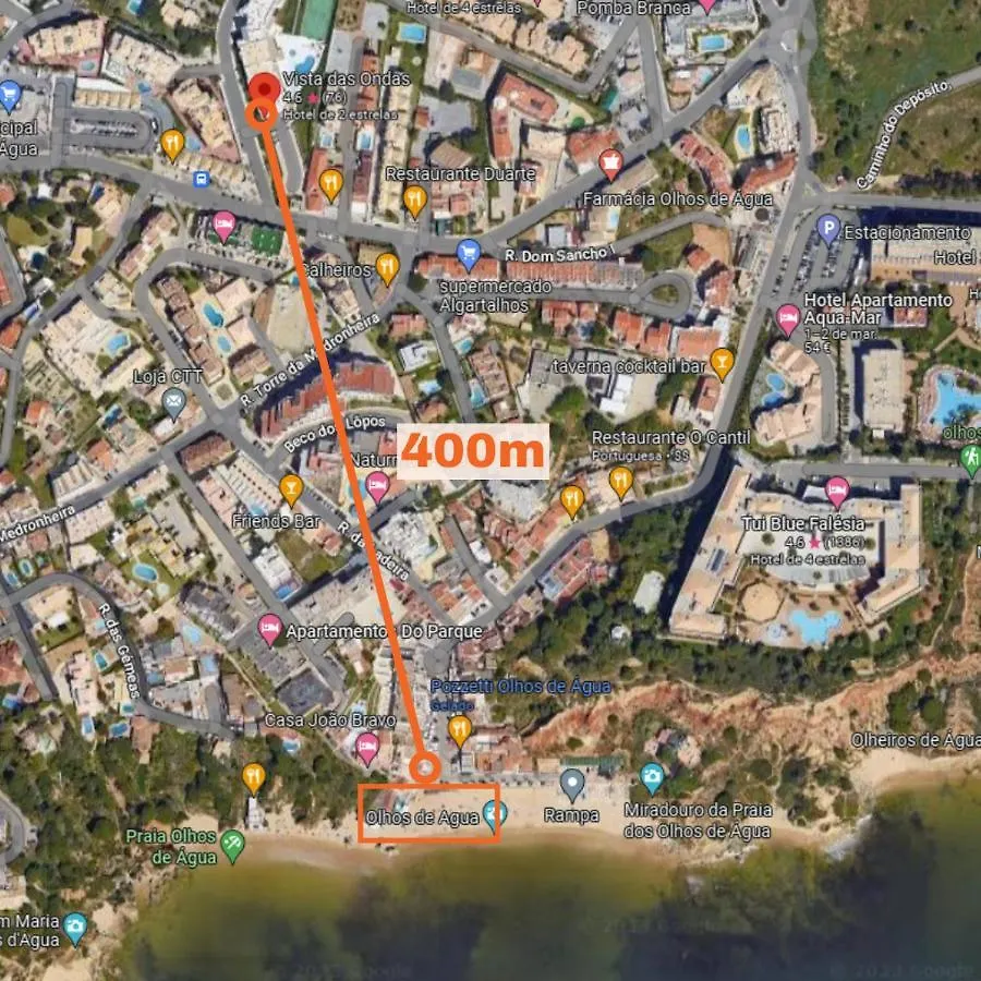 #107 T1 Vista Das Ondas By Home Holidays Albufeira Daire